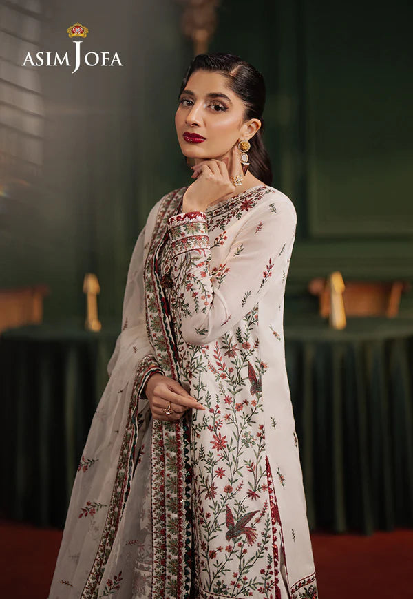 AJPF-30 EMBROIDERED COTTON NET 3 PCS