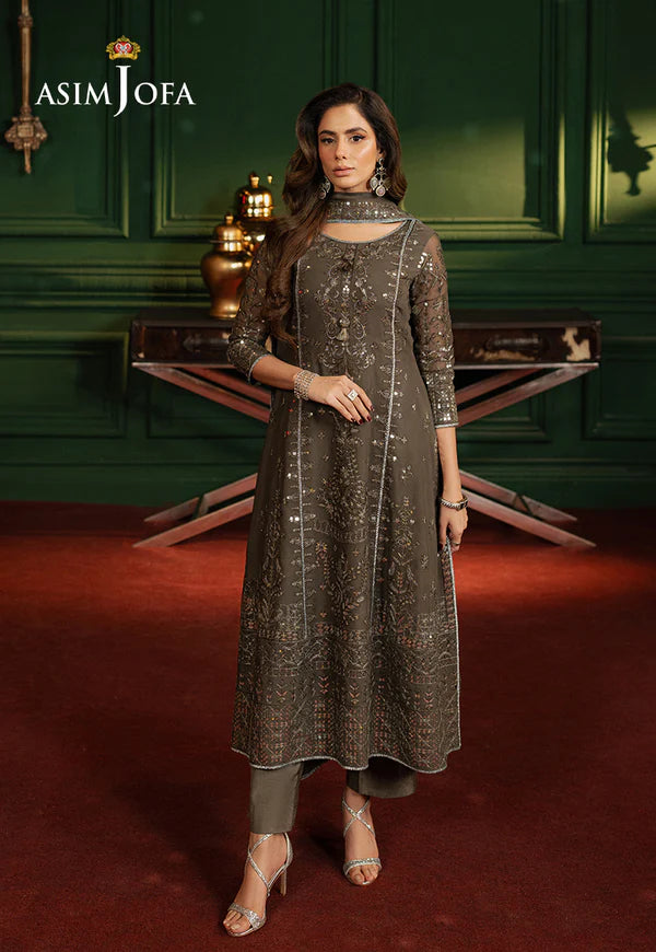 AJPF-21 EMBROIDERED CHIFFON 3 PCS