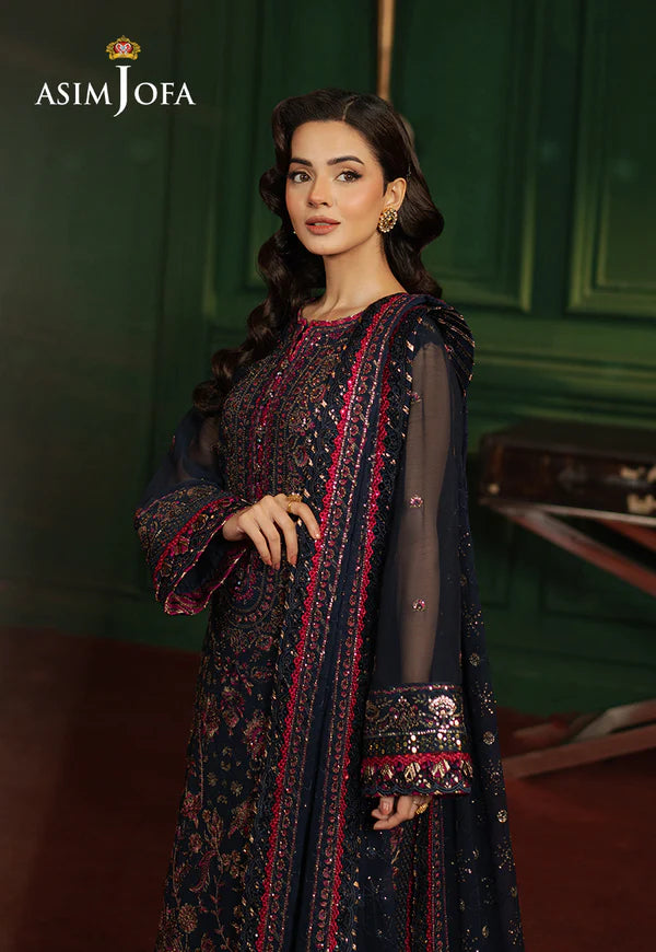 AJPF-17 EMBROIDERED CHIFFON 3 PCS