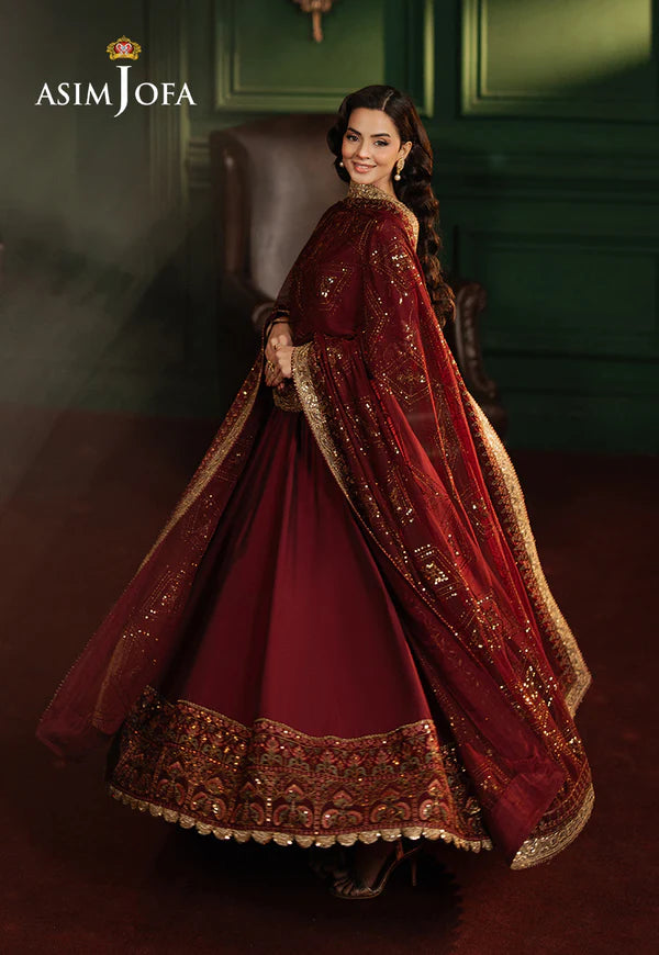 AJPF-15 EMBROIDERED TWO TONE COTTON SILK 2 PCS