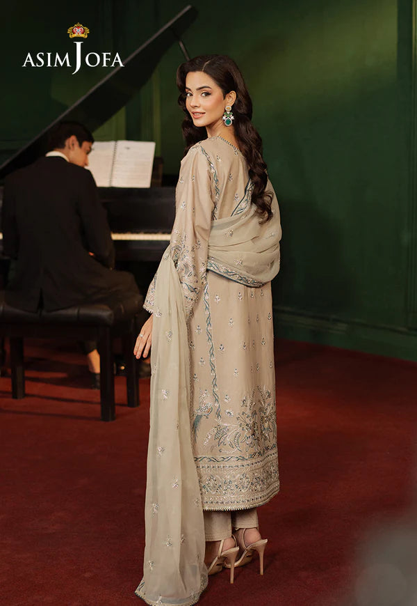 AJPF-29 EMBROIDERED SILK 2 PCS