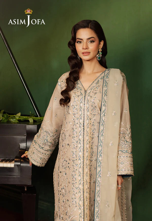 AJPF-29 EMBROIDERED SILK 2 PCS