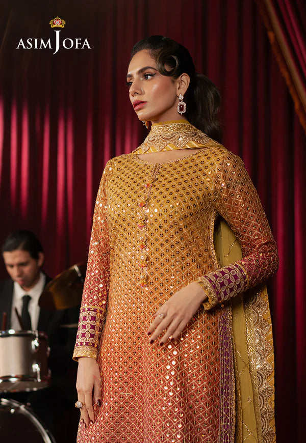 AJPF-25 EMBROIDERED CHIFFON 3 PCS