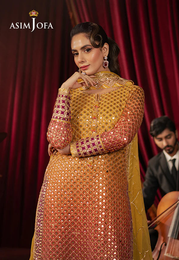 AJPF-25 EMBROIDERED CHIFFON 3 PCS