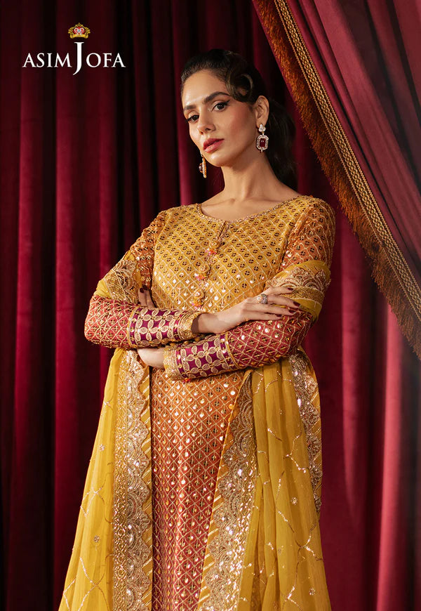 AJPF-25 EMBROIDERED CHIFFON 3 PCS