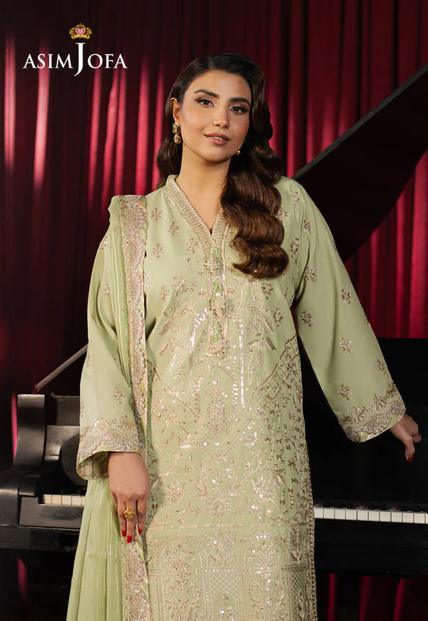 AJPF-22 EMBROIDERED BOSKI SILK 3 PCS