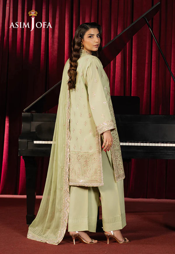 AJPF-22 EMBROIDERED BOSKI SILK 3 PCS