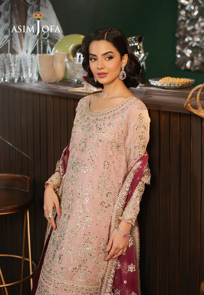 AJPF-40 EMBROIDERED CHIFFON 3 PCS