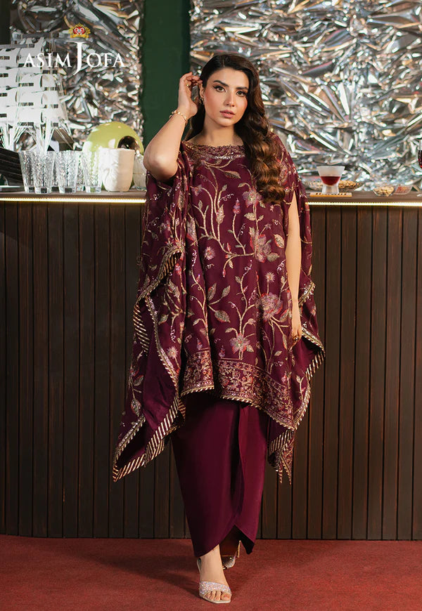 AJPF-04 EMBROIDERED CHIFFON 2 PCS