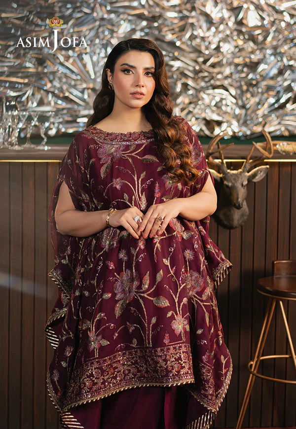 AJPF-04 EMBROIDERED CHIFFON 2 PCS