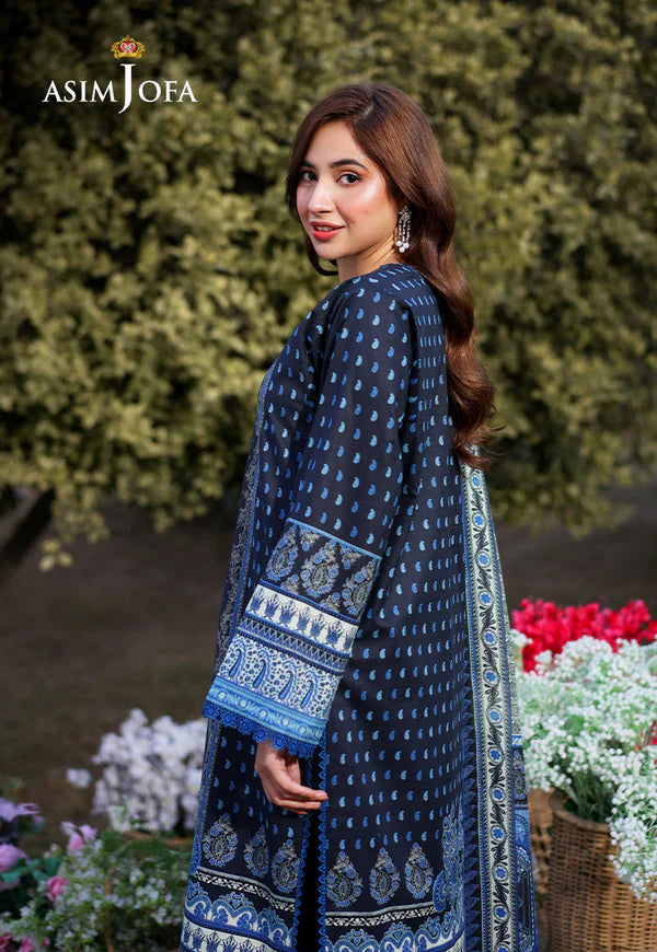 AJUUB-05 Printed Lawn 3 Pcs