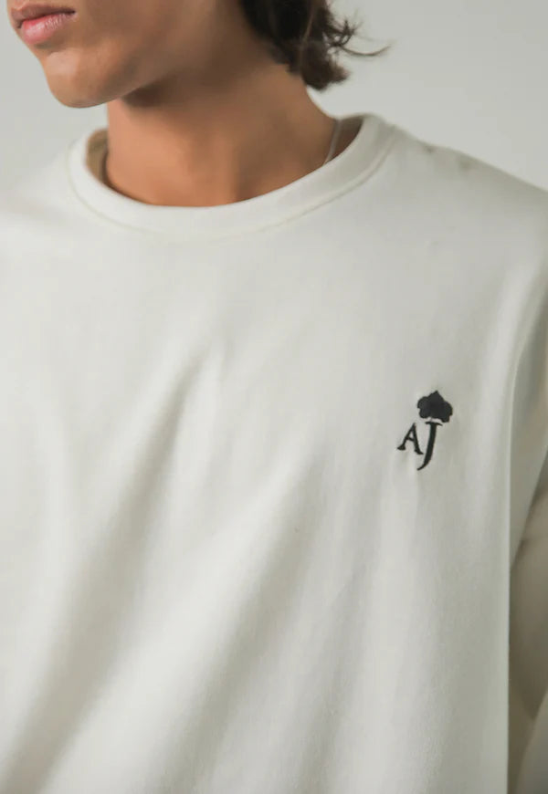 AJWET-06 UNISEX OFF-WHITE OVERSIZED SWEATER 1 PC