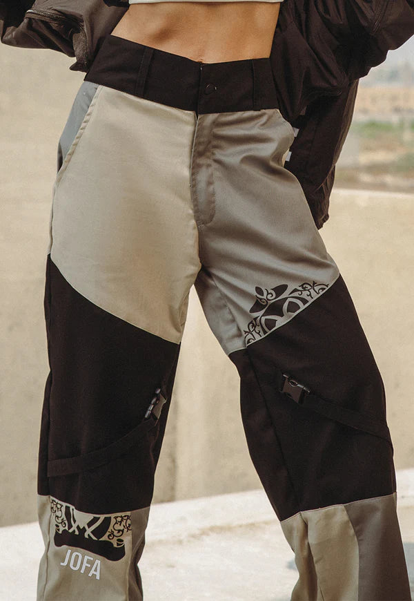 AJWPB-03 UNISEX THREE TONED TWILL PANTS 1 PC