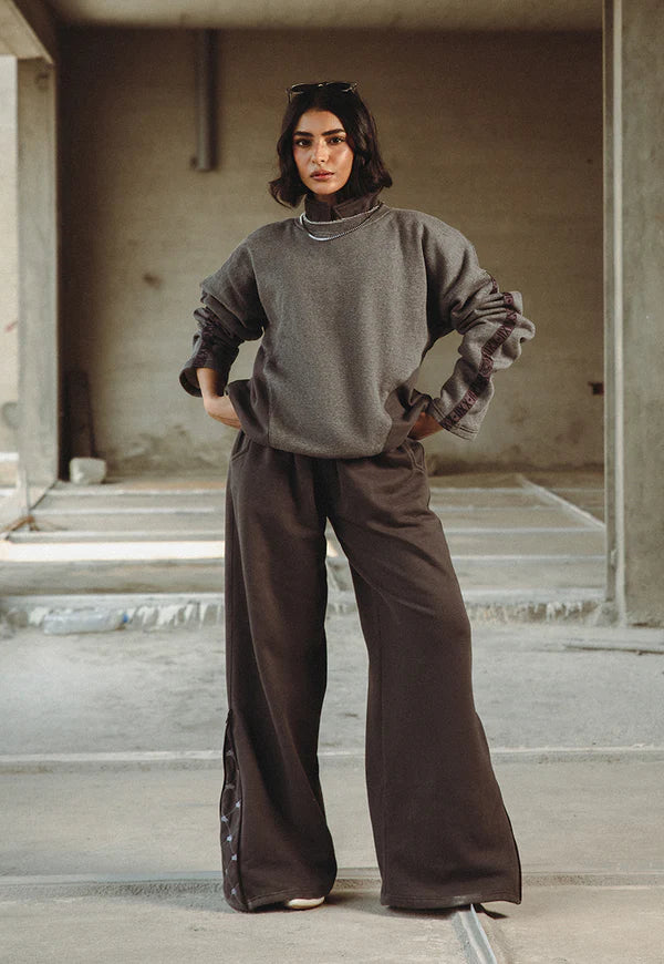 AJWPB-02 UNISEX WIDE LEGGED SWEATPANTS 1 PC