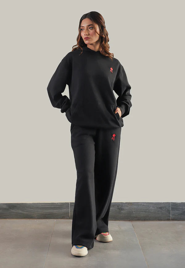 AJWET-01 UNISEX BLACK HOODIE 1 PC