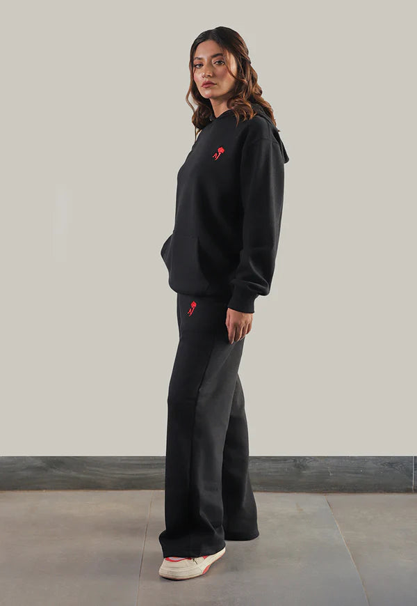 AJWET-01 UNISEX BLACK HOODIE 1 PC