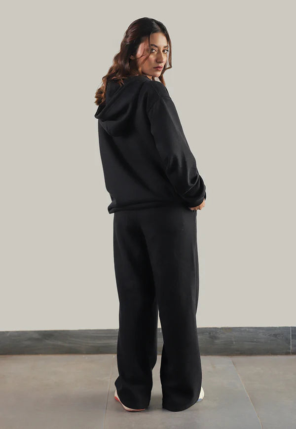 AJWET-01 UNISEX BLACK HOODIE 1 PC