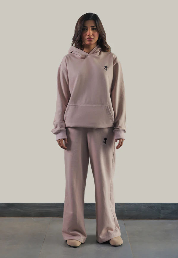 AJWET-02 UNISEX LINEN BEIGE HOODIE 1 PC