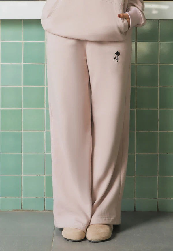 AJWEB-02 UNISEX LINEN BEIGE SWEATPANTS 1 PC