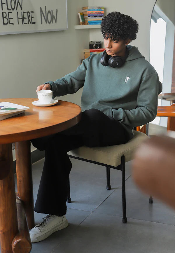 AJWET-05 UNISEX OLIVE HOODIE 1 PC