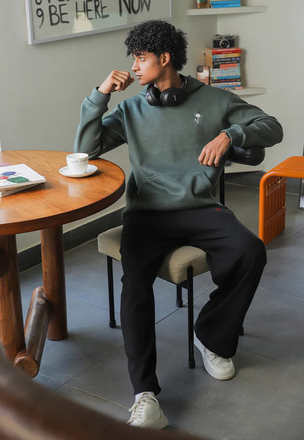 AJWET-05 UNISEX OLIVE HOODIE 1 PC