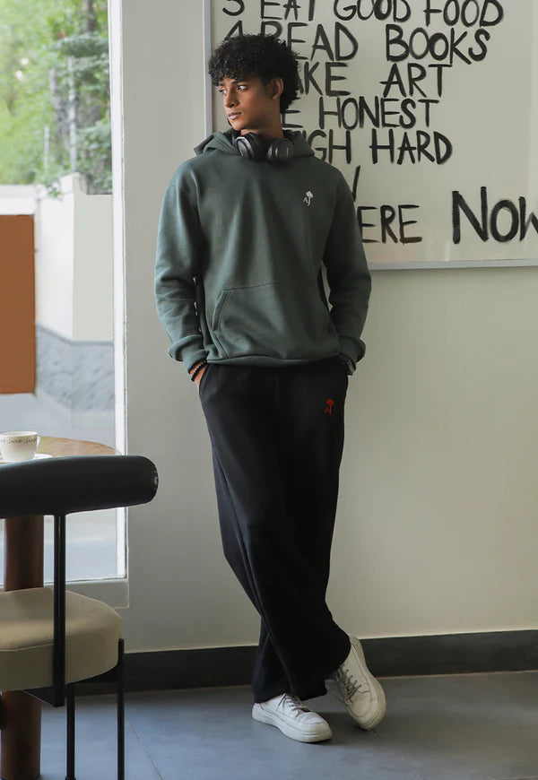 AJWET-05 UNISEX OLIVE HOODIE 1 PC