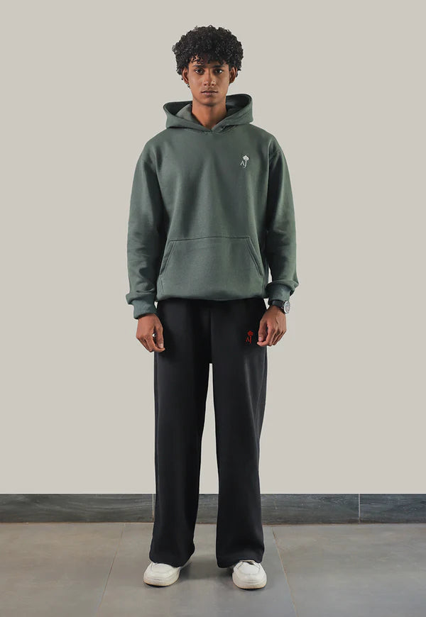 AJWET-05 UNISEX OLIVE HOODIE 1 PC