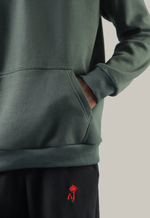 AJWET-05 UNISEX OLIVE HOODIE 1 PC