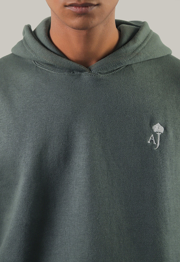 AJWET-05 UNISEX OLIVE HOODIE 1 PC