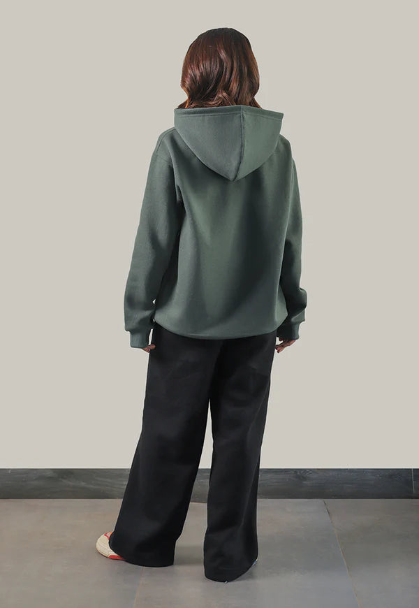 AJWET-05 UNISEX OLIVE HOODIE 1 PC