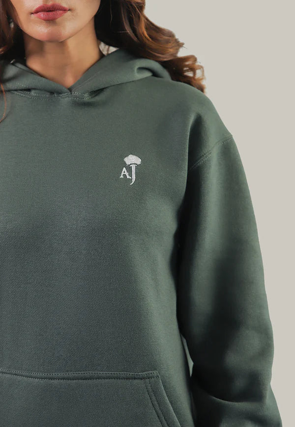 AJWET-05 UNISEX OLIVE HOODIE 1 PC