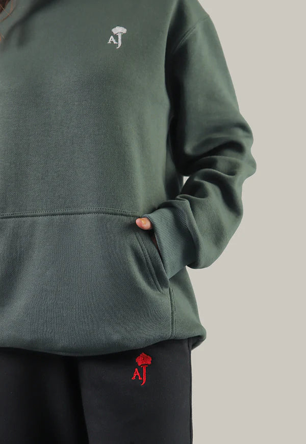 AJWET-05 UNISEX OLIVE HOODIE 1 PC