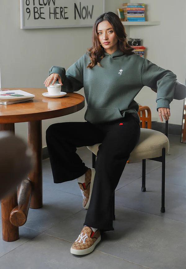 AJWET-05 UNISEX OLIVE HOODIE 1 PC