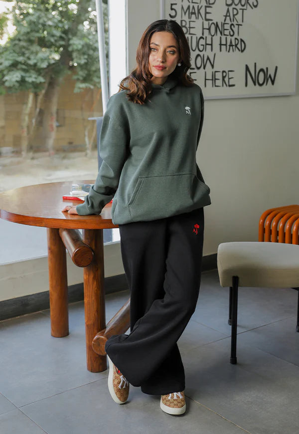 AJWET-05 UNISEX OLIVE HOODIE 1 PC