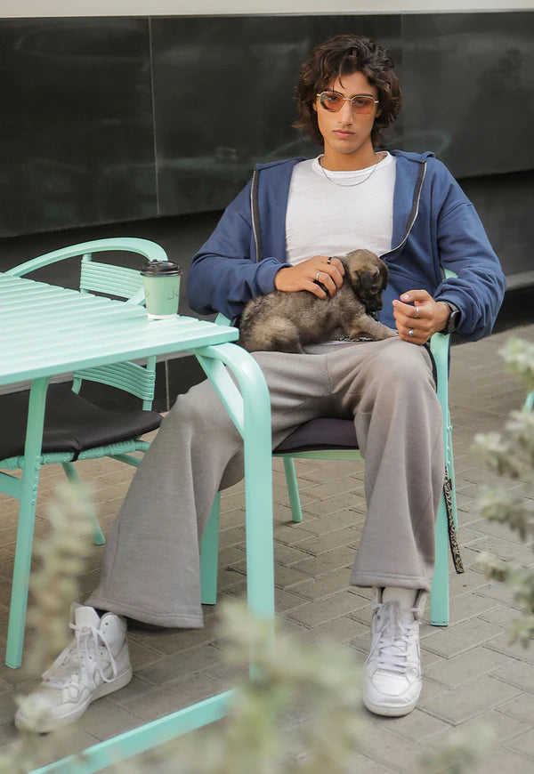 AJWET-04 UNISEX DOUBLE ZIPPER HOODIE 1 PC