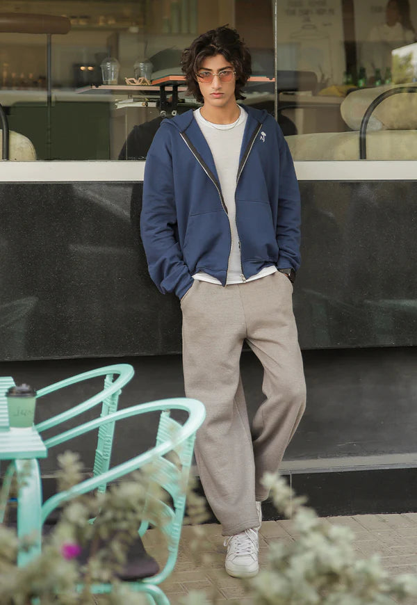 AJWET-04 UNISEX DOUBLE ZIPPER HOODIE 1 PC