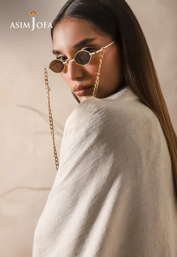 AJHS-21 SELF JACQUARD SHAWL 1 PC