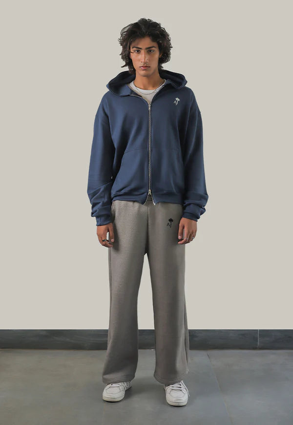 AJWET-04 UNISEX DOUBLE ZIPPER HOODIE 1 PC