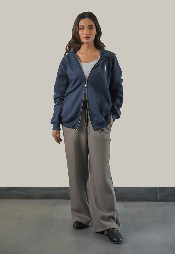 AJWET-04 UNISEX DOUBLE ZIPPER HOODIE 1 PC