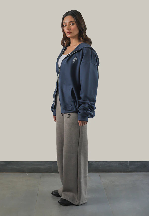 AJWET-04 UNISEX DOUBLE ZIPPER HOODIE 1 PC