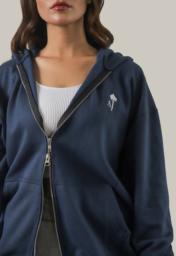 AJWET-04 UNISEX DOUBLE ZIPPER HOODIE 1 PC