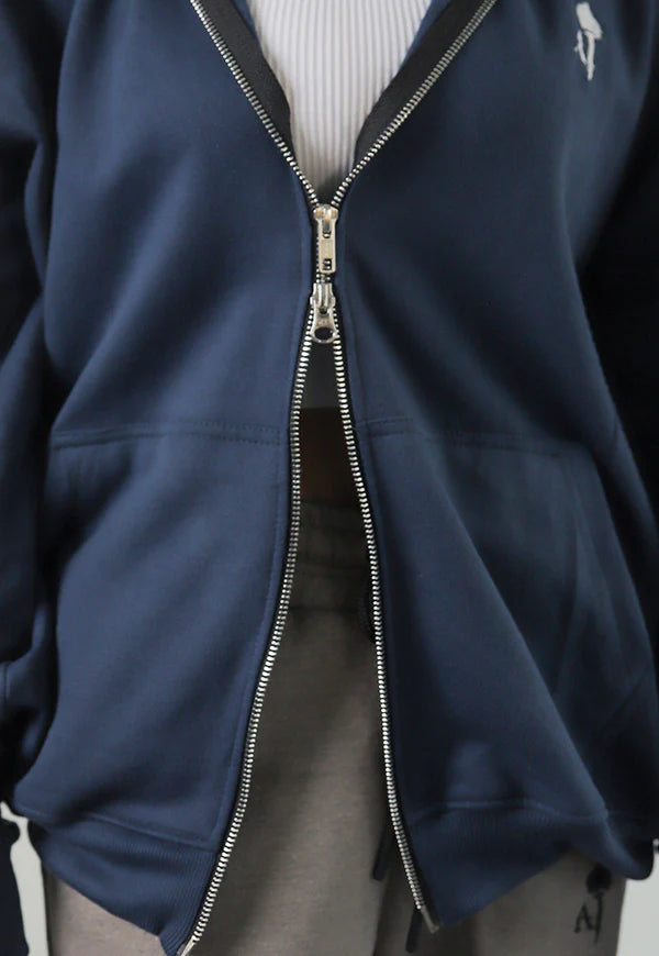 AJWET-04 UNISEX DOUBLE ZIPPER HOODIE 1 PC