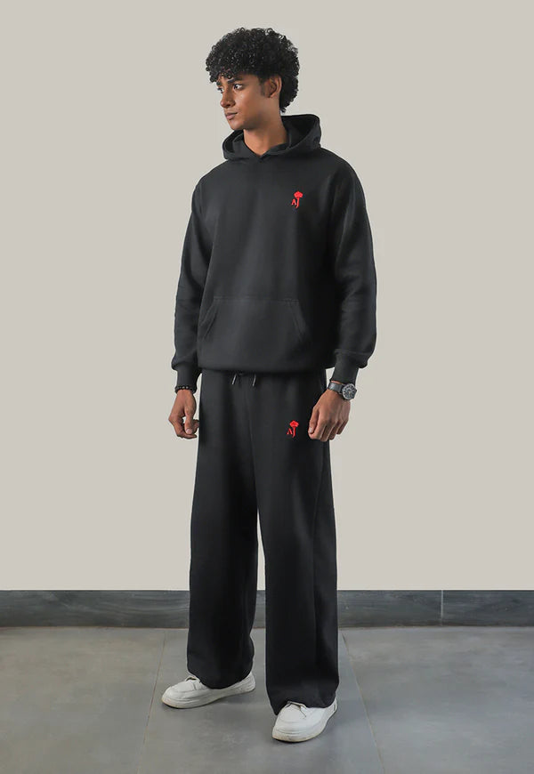 AJWET-01 UNISEX BLACK HOODIE 1 PC