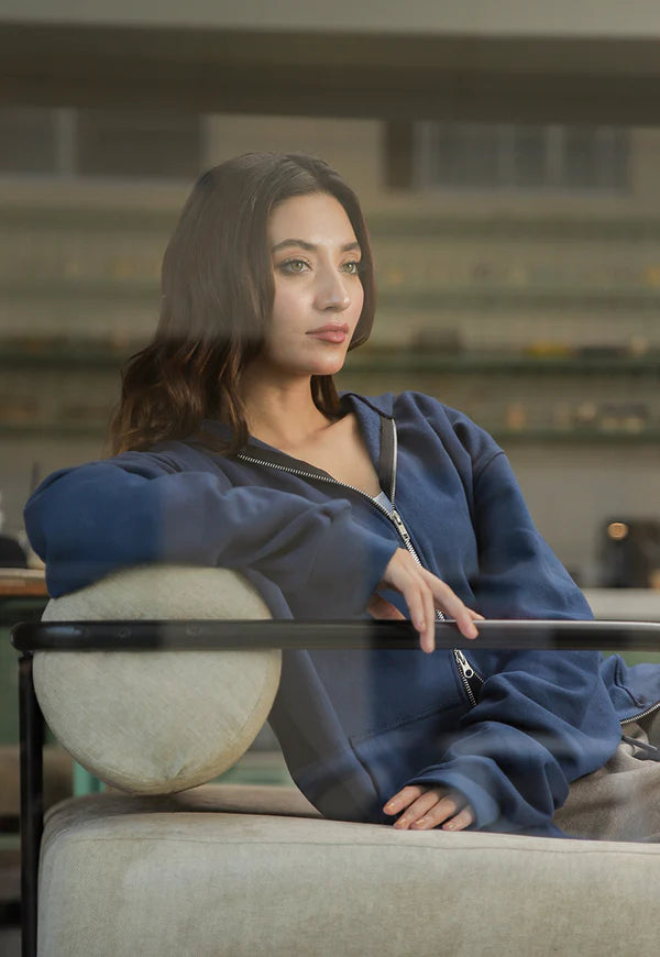 AJWET-04 UNISEX DOUBLE ZIPPER HOODIE 1 PC