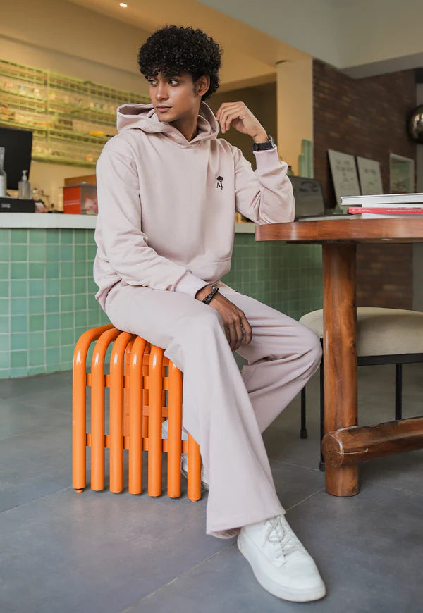 AJWET-02 UNISEX LINEN BEIGE HOODIE 1 PC