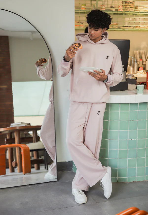 AJWET-02 UNISEX LINEN BEIGE HOODIE 1 PC