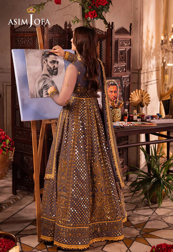 AJCR-10 EMBROIDERED NET 3 PCS