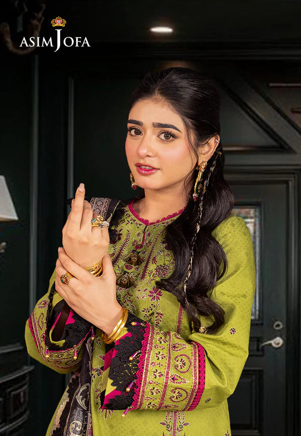 AJRA-23 EMBROIDERED JACQUARD 3 PCS