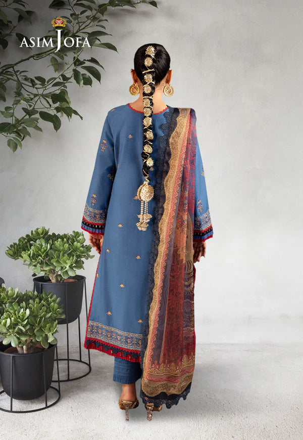 AJRA-27 EMBROIDERED JACQUARD 3 PCS
