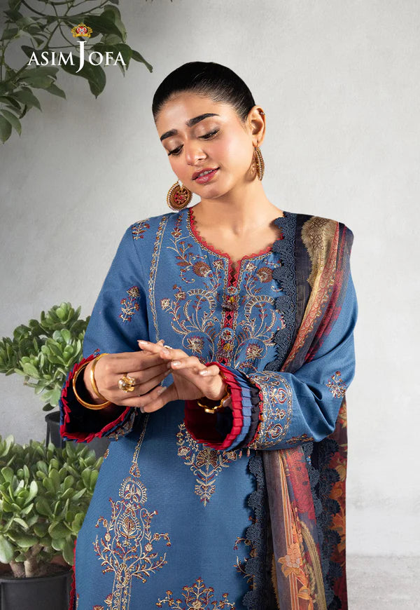 AJRA-27 EMBROIDERED JACQUARD 3 PCS